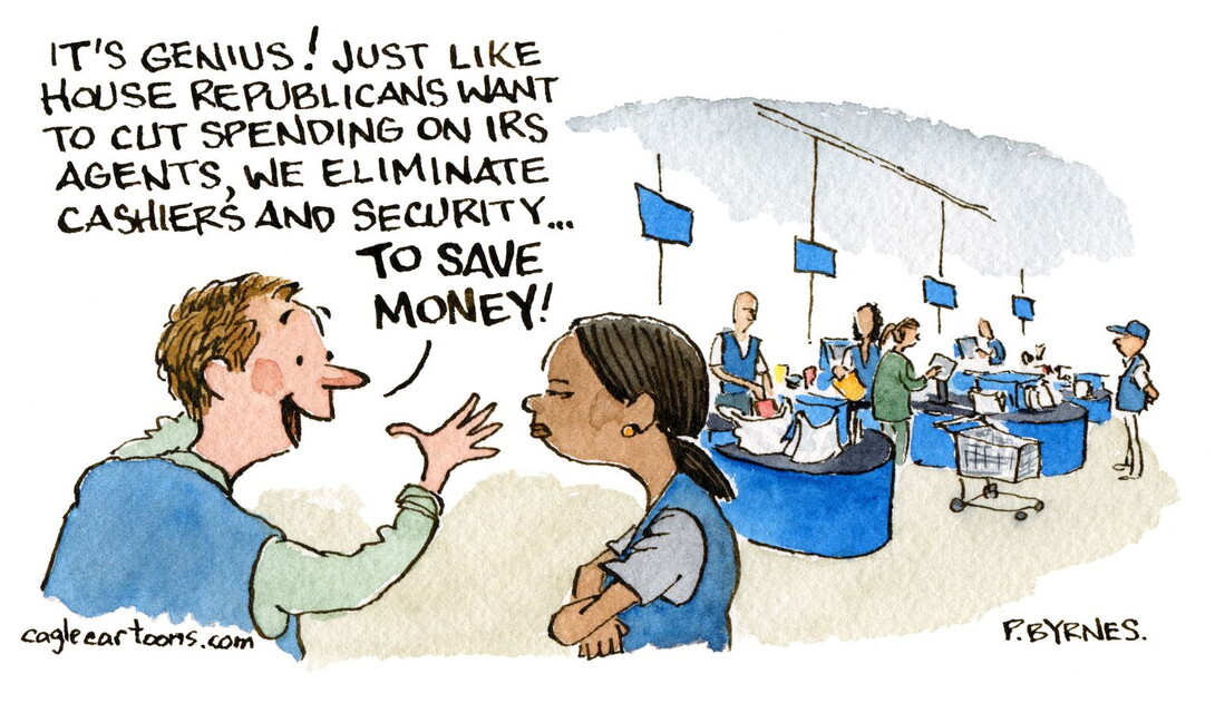 To Save Money? by Pat Byrnes, PoliticalCartoons.com