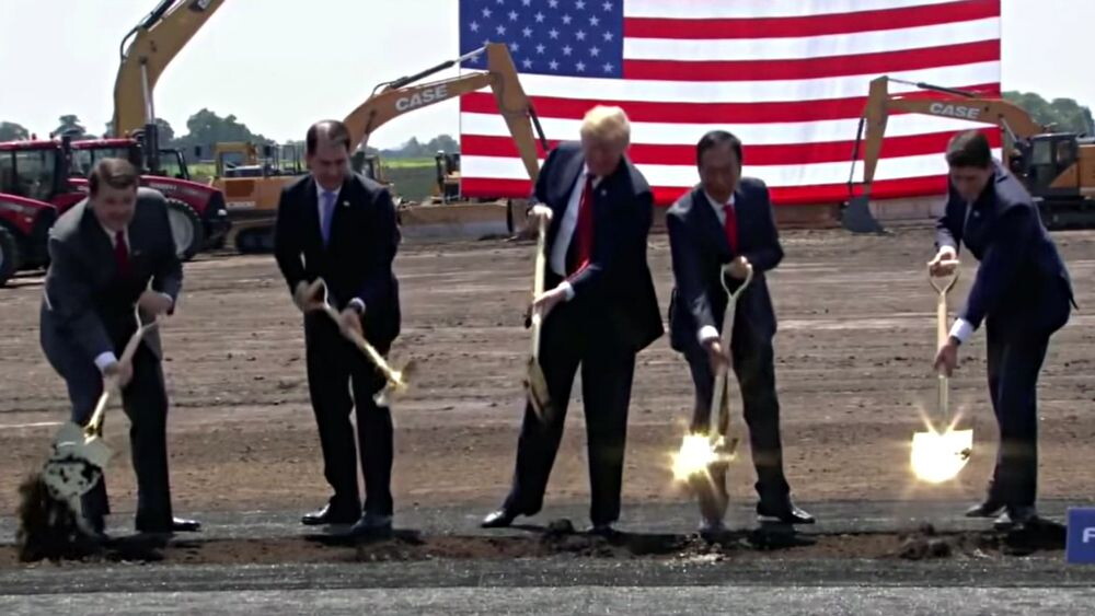 President Trump at Foxconn Groundbreaking